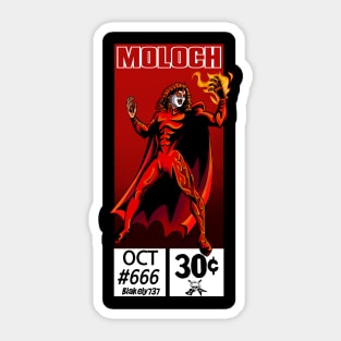 Moloch Comics Sticker